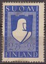 Finland - 1941 - Escudo Armas - 2,75 + 25 MK - Azul - Finlandia, Coats Arms - Scott B48 - Soldier Emblem - 0